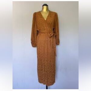 H&M Long Sleeve Brown Dress 🩶